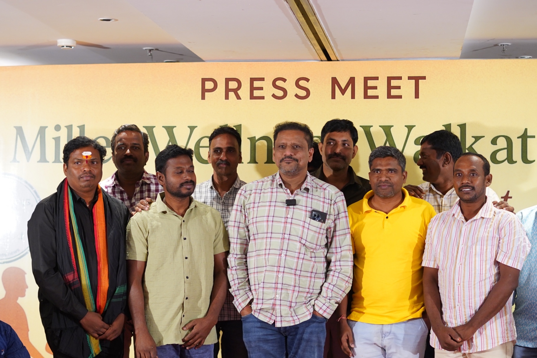Walkathon Press Meet — Group Moment