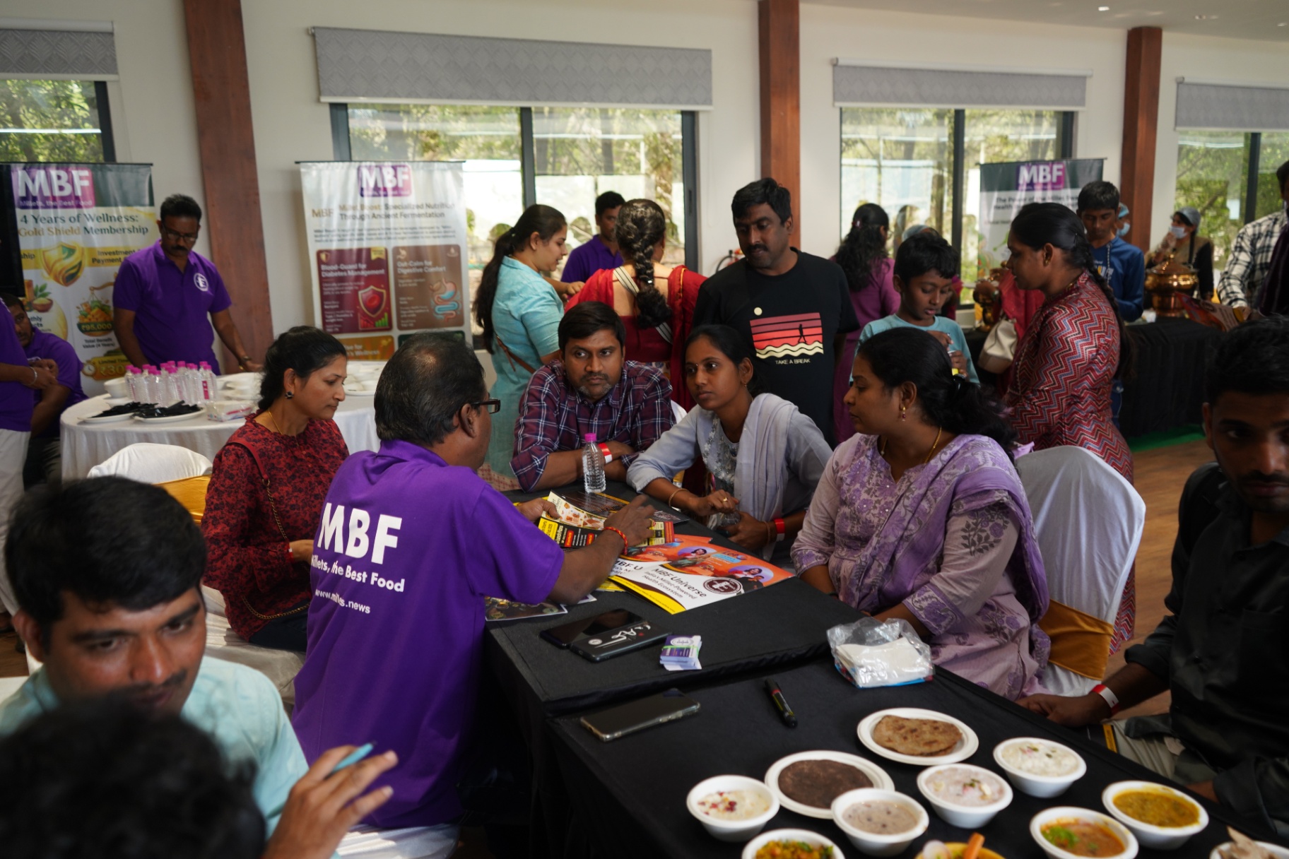 MBF community interaction and tasting session