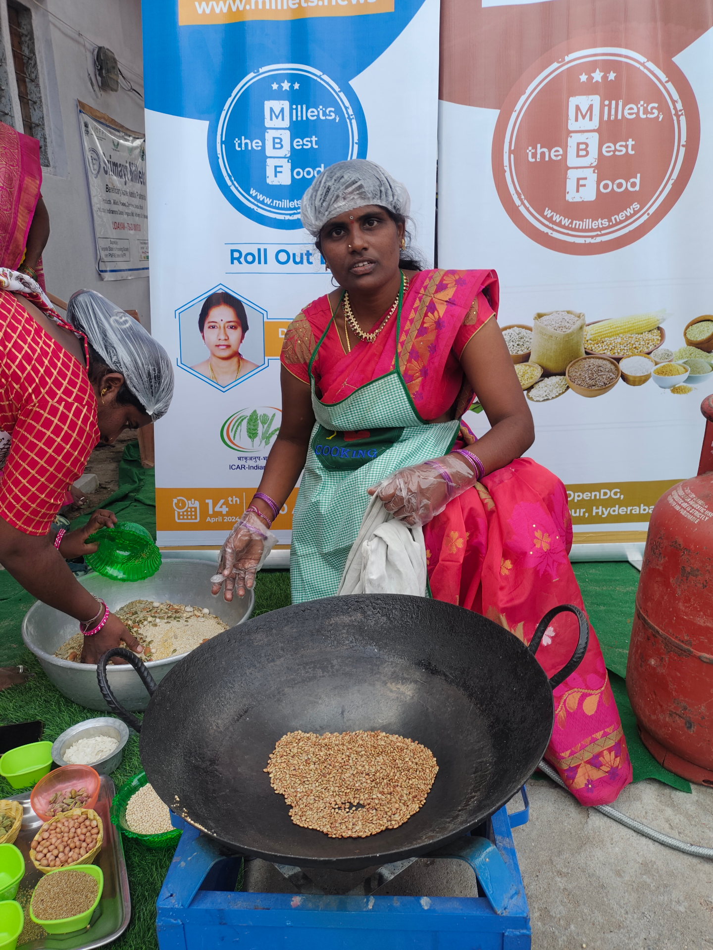 Millet Mothers live cooking demonstration