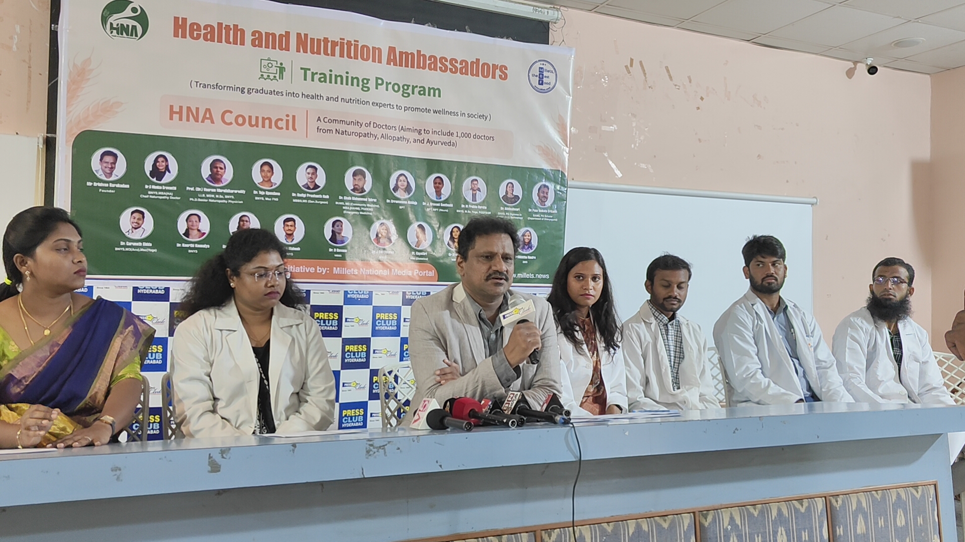 Health & Nutrition Ambassadors press meet