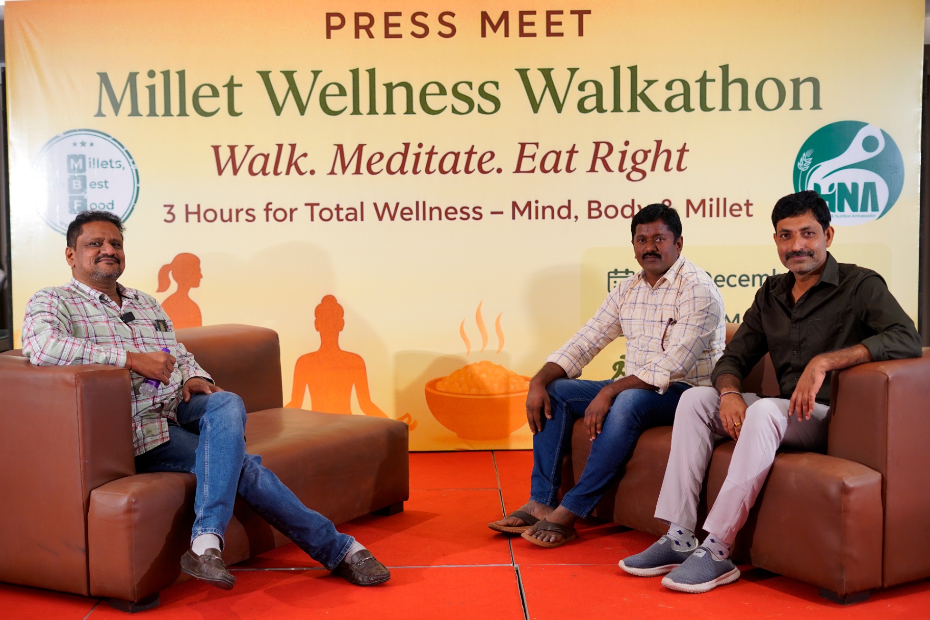 Millet Wellness Walkathon — Press Meet