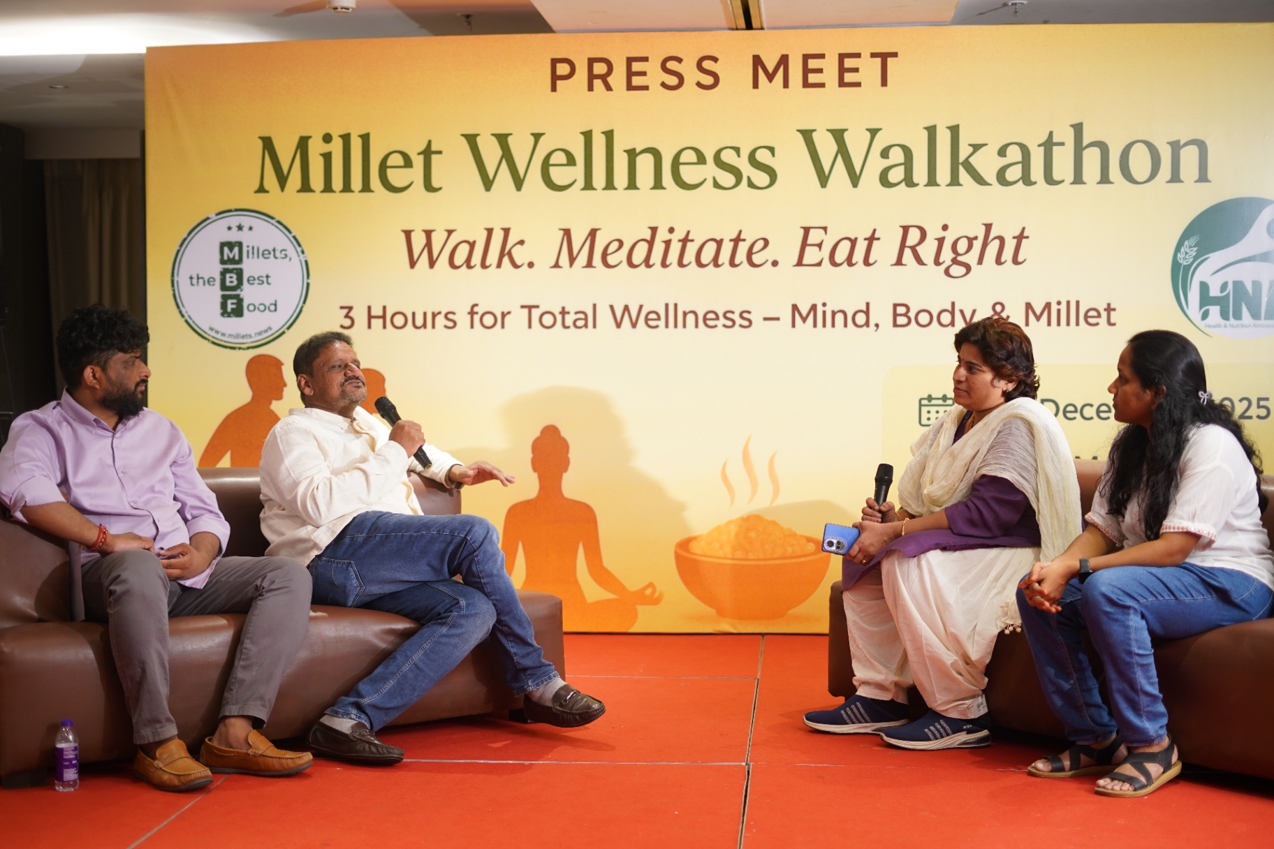 Walk. Meditate. Eat Right — Speakers Panel